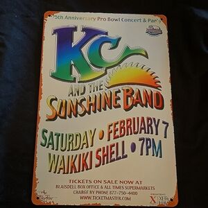 KC & The Sunshine Band Decorative Aluminum Sign